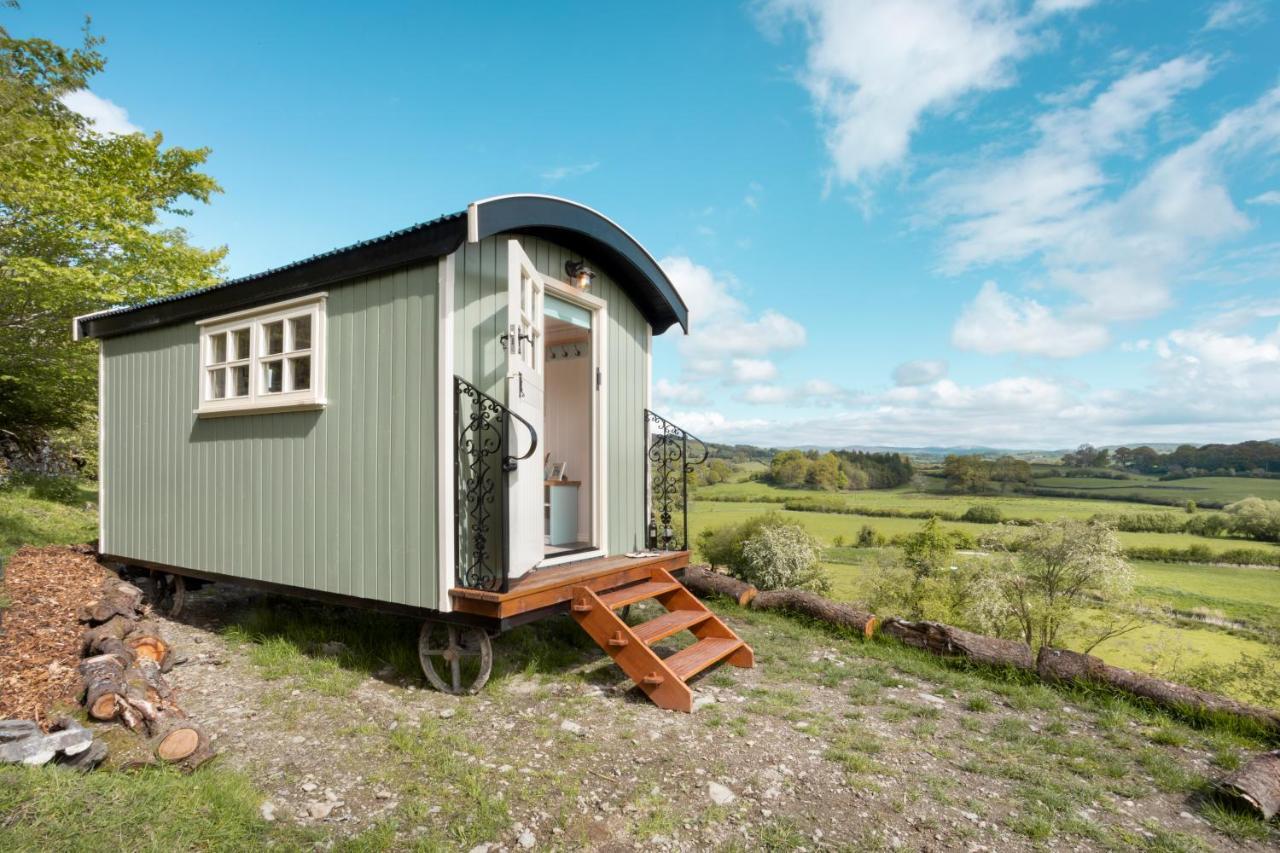 The Heron Shepherds Hut At Lyth Valley Brigsteer Exterior foto